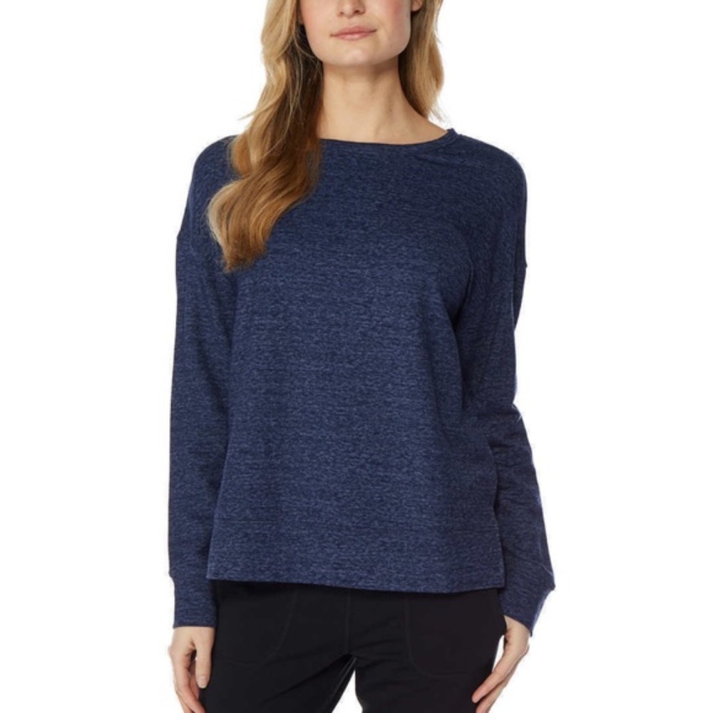 32 Degrees Heat Crew Neck Fleece Pullover Large